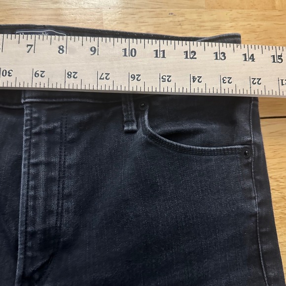 Abercrombie‎ Fitch Simone High Rise Super Skinny Jeans Black Size 29x8 Gunge - Picture 5 of 10